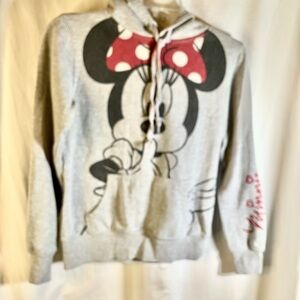 Disney Gray Minnie Mouse Hoodie